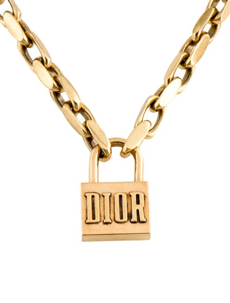 dior lock necklace for sale|Dior lock necklace lisa rinna.